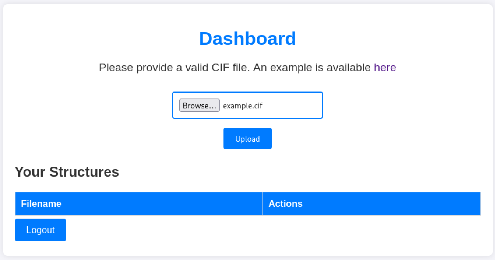 tu uploades un fichier